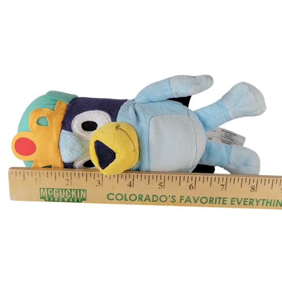 Bluey 8" Plush Dress-Up King Bluey Moose Toy Stuffed Animal 2018 Plushie Stuffie - Picture 6 of 8